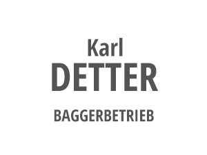 Karl Detter, Baggerbetrieb